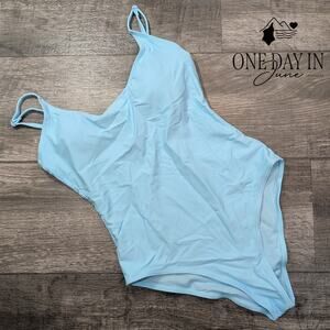 Aleumdr High Back One Piece Swimsuit Size S